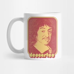 Descartes // Retro Aesthetic Fan Art Design Mug